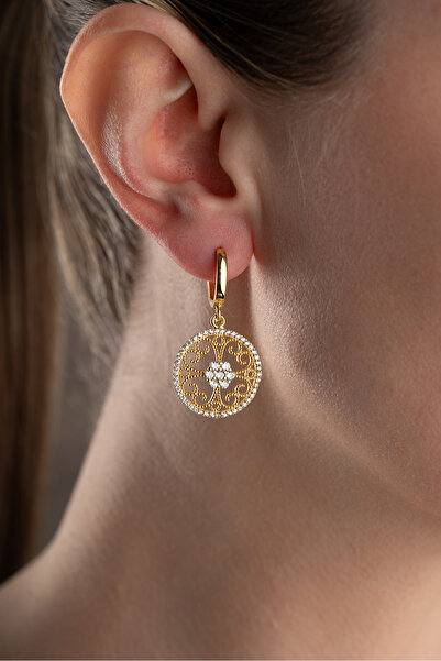 Silvano Jewelry 925 Ayar Gümüş Telkari Model Küpe