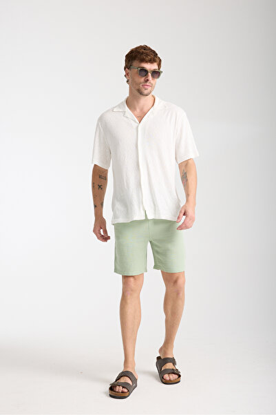 KAPHONE Men's Slim Fit Slim Fit Muslin Shorts