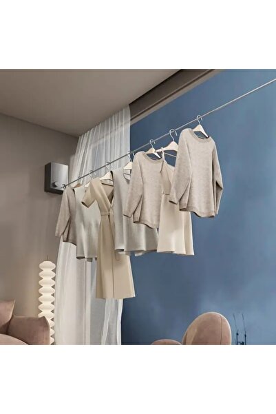 Eşya Dünyası Geri Çekilebilir Paslanmaz Çelik Çamaşır Ipi