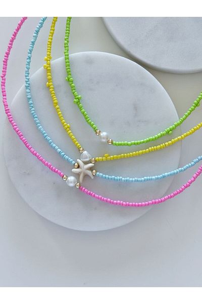CHARMLUCKY 4-Piece Bead Necklace Combination