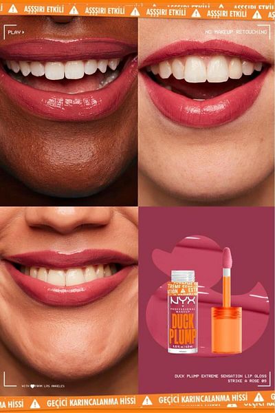 NYX Professional Makeup ملمع شفاه ممتلئ الجسم من Duck Plump - 09 Strike a Rose