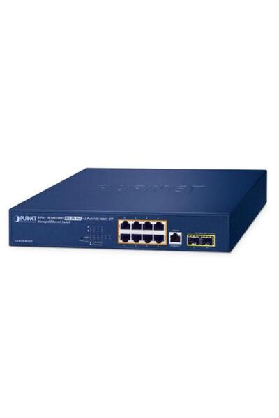 Planet Διακόπτης GS-4210-8UP2S, 8 θύρες, PoE++