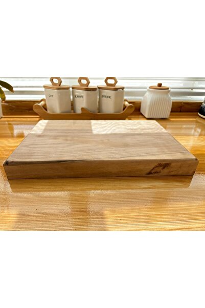 Armoni KESME TAHTASI DOĞAL CEVİZ TEK PARÇA 25X40 CM EV-MUTFAK-RESTORAN-KASAP