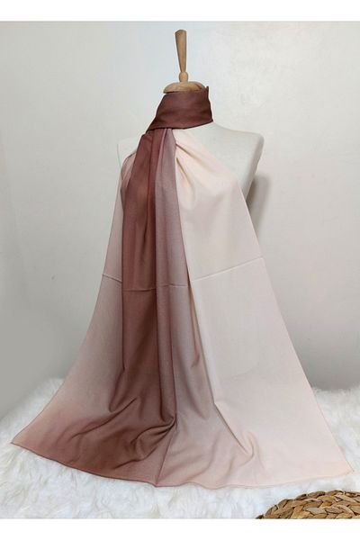 REMOMODA Chiffon Silky Shawl Gradient Model Wrinkle Free Non Slip Supple-Soft High Quality