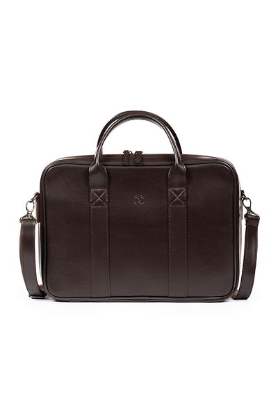 Necati Çanta Macbook Organizer Χαρτοφύλακας Laptop 13" & 14" Καφέ