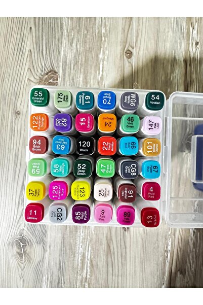 AKN HOBİ Çift Uçlu 36'lı Marker Kalem
