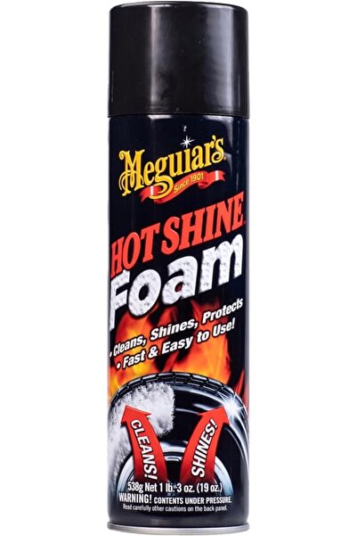 Meguiars Hot Shine Lastik Parlatıcı Köpük 444 Ml