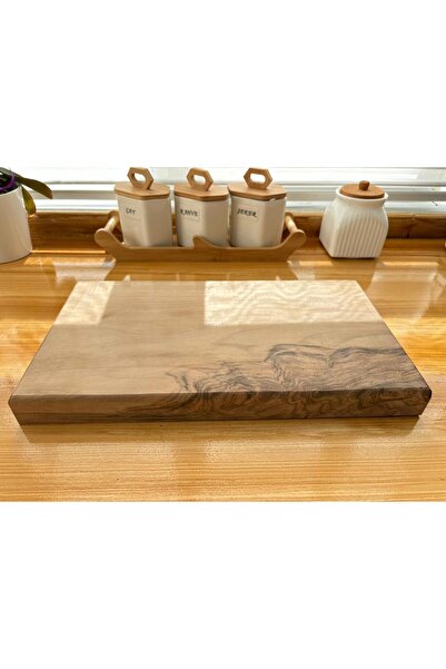 Armoni KESME TAHTASI DOĞAL CEVİZ TEK PARÇA 25X45 CM EV-MUTFAK-RESTORAN-KASAP