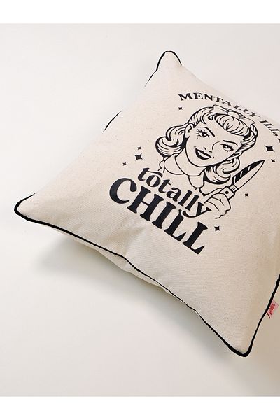 Galia Tasarım Totally Chill Print Throw Pillow Cover