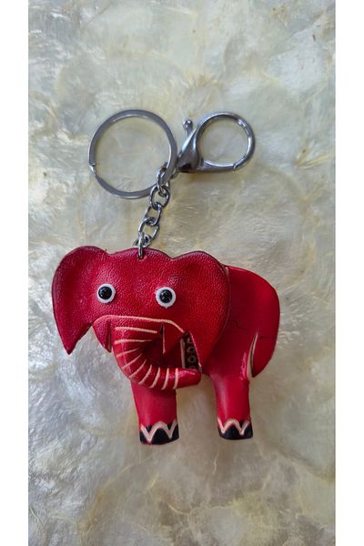 Land of Souvenir Leather Handmade Keychain