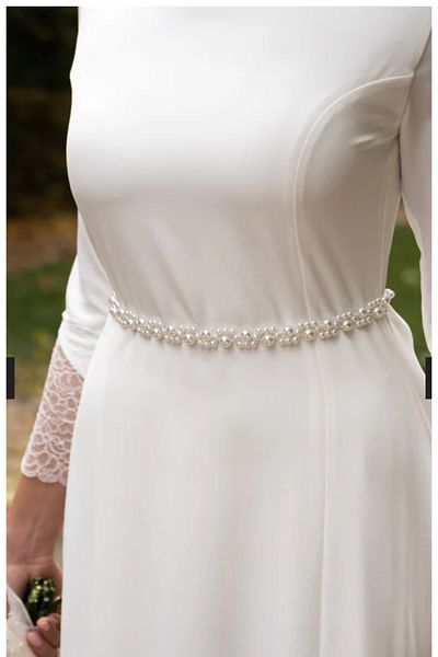 SmY Bag Design Belt Pearls Standard 70 cm Plus 25 cm Extension Chain