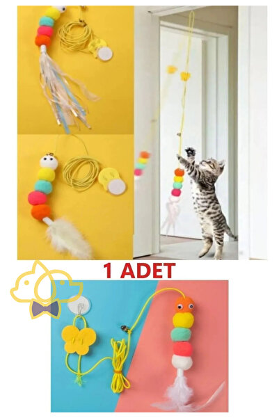 PapyonPet Çıngıraklı Kedi Oyuncağı Hareketli Tırtıl Oyuncak Akıllı Kedi Topu Diş Kaşıma Oyuncağı