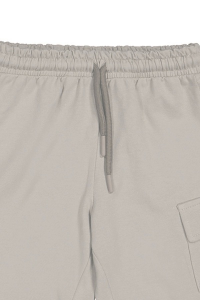 Divonette Kız Erkek Çocuk Kargo 3’lü %100 Pamuk Siyah, Mavi ve Bej Cepli Model Unisex Kısa Şort