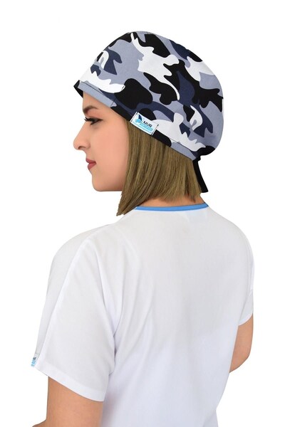 Nur Ortopedi Unisex Kamuflaj Desenli Doktor Hemşire Aşçı Medikal Hastane Cerr...