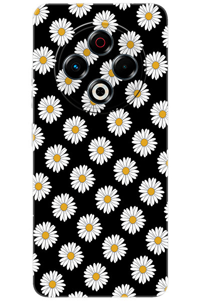 TECNO Spark 30 (KL6) Uyumlu Kılıf Desen Baskılı Silikon Papatya Serisi STK:634 CP-FIlIJML