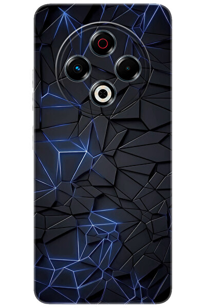 TECNO Spark 30 (KL6) Uyumlu Kılıf Desen Baskılı Silikon Prizmatik Tasarım STK:667 CP-s3x1Vd5