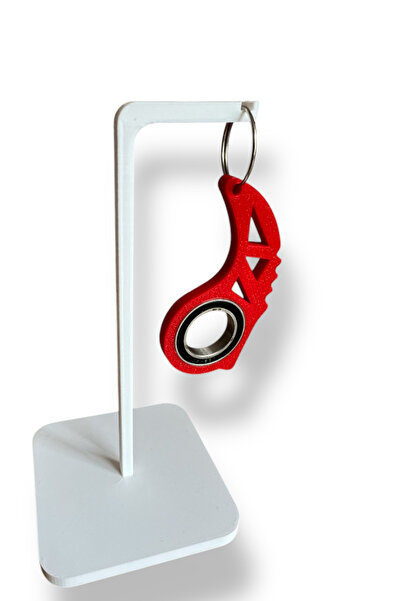lina hobby Keyrambit Rulmanlı Kırmızı Dönen Anahtarlık – 1 Adet