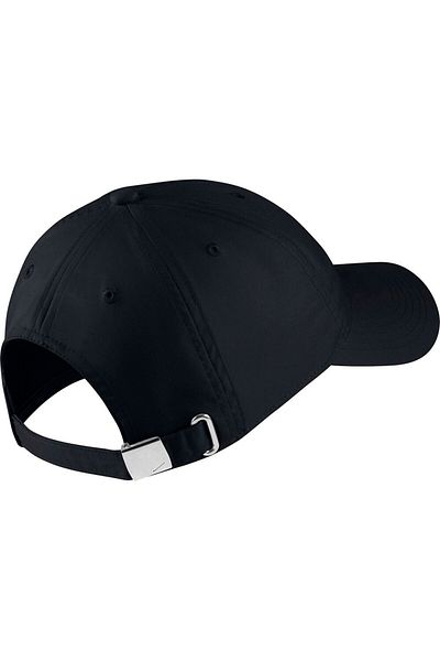 Nike Y Nk H86 Cap Metal Swoosh Kids Black Hat - Av8055-010