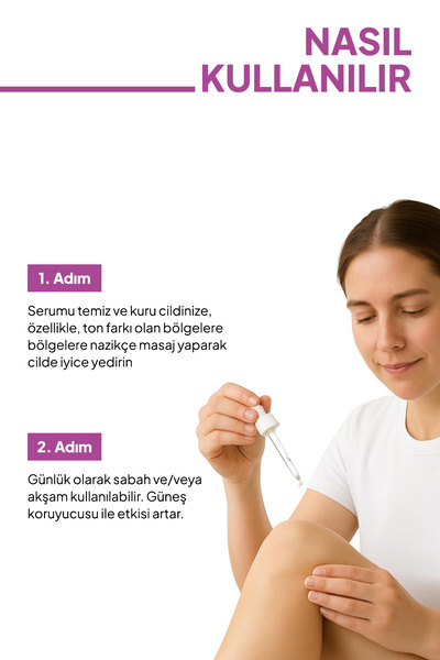 bodylita Glutathione Serum Cilt Tonu Eşitletici Leke Karşıtı %7 Aktif Serum İçerikli Vücut Serumu
