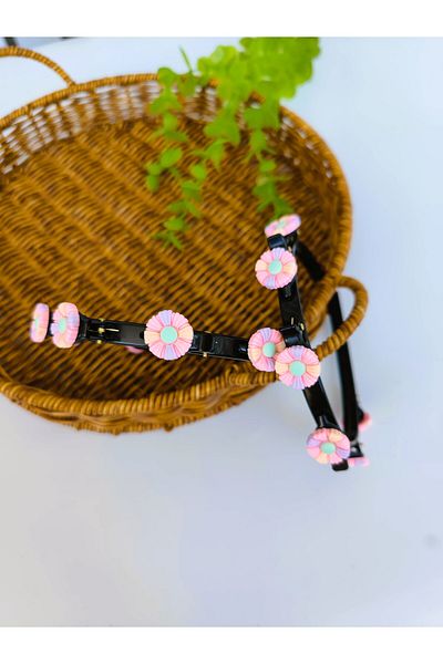 Nisankids Daisy Flower Crown Latch Crown Clamp Crown 1 Piece