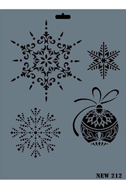 Mestore Rich New Series N-212 Stencil 35X25 cm - 9996670593335