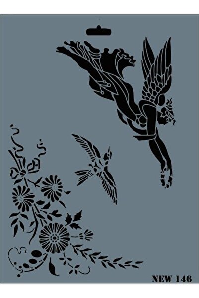 Mestore Rich New Series N-146 Stencil 35X25 cm - 9996670593182