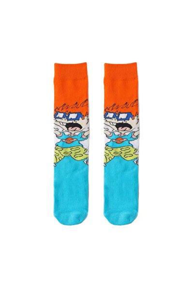 ALEMDAR STORE شرابات طويلة بنمط مدرسي Preppy Style Socks