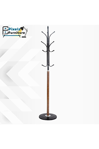 PixelsFurniture علاقة شماعة ملابس معدنية بتصميم حديث من بكسل الأثاث, قاعدة رخ...