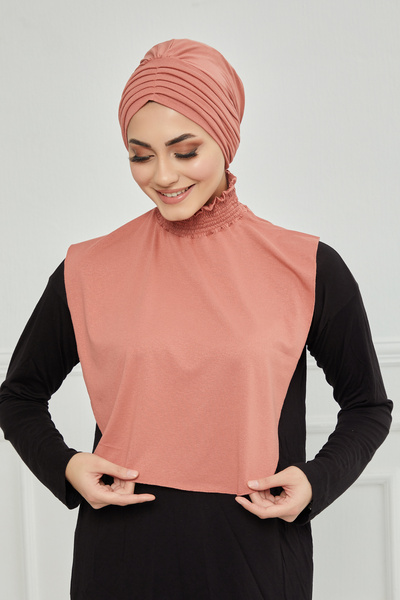 HIJAB VIP تغطية الصدر- برتقالي