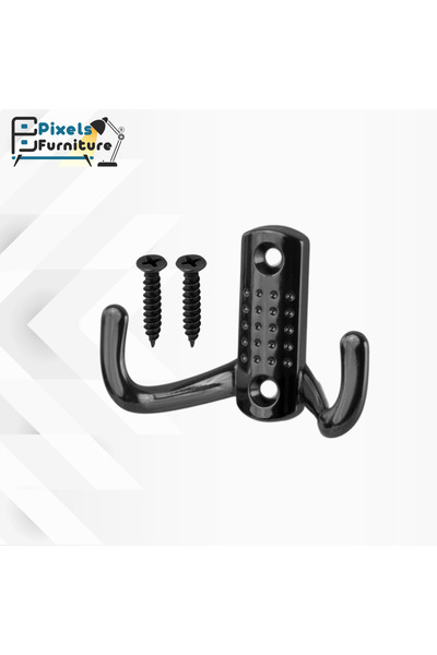 PixelsFurniture شماعة ملابس معدنية على الحائط من الكروم من بكسل الأثاث