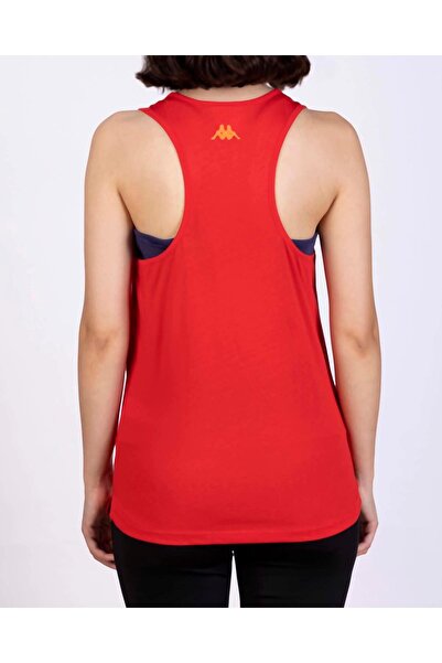 Kappa Survivor Woman Tank 2 Kadın Kırmızı-Turuncu Regular Fit Atlet