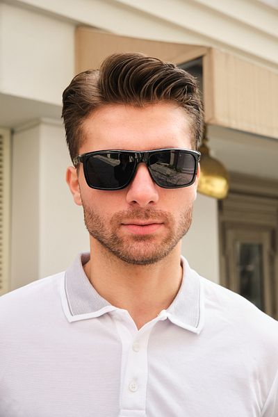 Monvago Mv2140P1 Polarized Black Men's Sunglasses