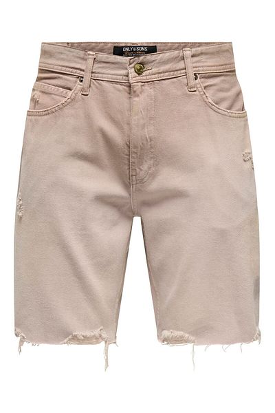 Only & Sons Jeans-Shorts ONSEDGE Mittlere Taille Gerade geschnitten Shorts