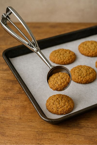 keyfisepet en keyifli sepet Stainless Steel Cookie Halva Ice Cream Serving Spoon