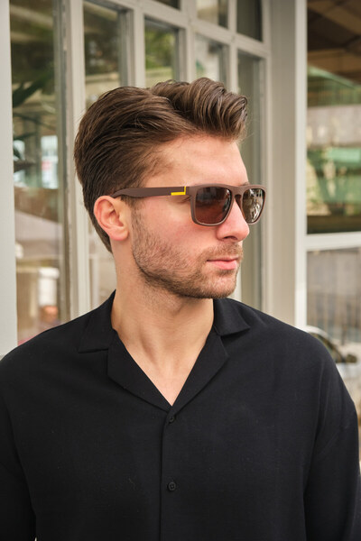 Monvago Mv9145-1 Brown Men's Sunglasses