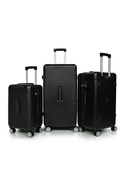 MORANO Murano Durable and Lightweight Luggage Set, 4-Wheel Spinner Suitcase with Built-in TSA Lock (3-Piece Set)