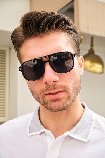 Monvago Mv 025177   Black Men's Sunglasses