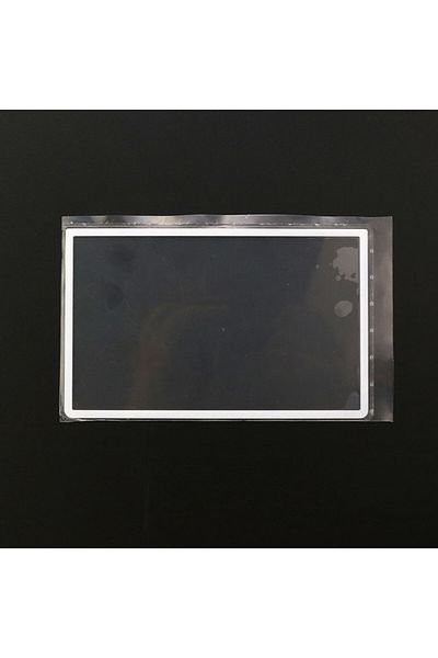 Choice White YuXi For 3DS XL LL Replacement Black White Top Front Screen Frame Lens Cover LCD Screen Protec
