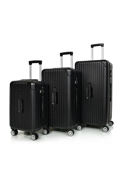 MORANO Murano Durable and Lightweight Luggage Set, 4-Wheel Spinner Suitcase with Built-in TSA Lock (3-Piece Set)