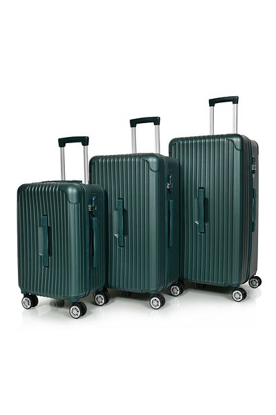 MORANO Murano Durable and Lightweight Luggage Set, 4-Wheel Spinner Suitcase with Built-in TSA Lock (3-Piece Set)
