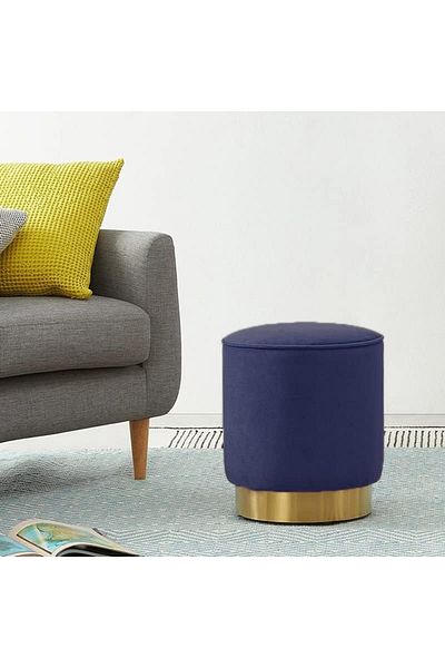 MAPLE HOME DECORATION Maple Home Velvet Seat Chair Stool Modern Accent Footstool Single Sofa Home Office Shop