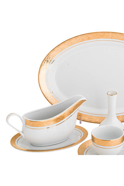 HIC Richvine 28-piece porcelain dessert set for 6 people