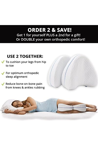 1st Foam Knee and Leg Support Pillow for Better Sleep Quality