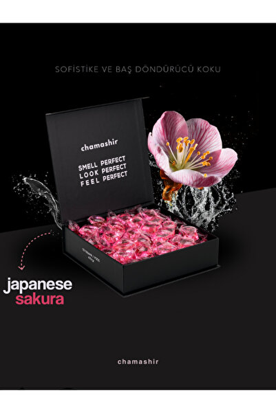 chamashir Sakura Çiçeği Kokulu Kapsül Çamaşır Deterjanı | 59 Yıkama–Tüm Renkler İçin Güçlü ve Pratik Temizlik