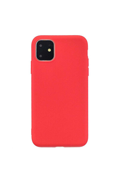 REDz Accessories Θήκη σιλικόνης συμβατή με iPhone 11 Pro, κόκκινη ματ, ανθεκτ...
