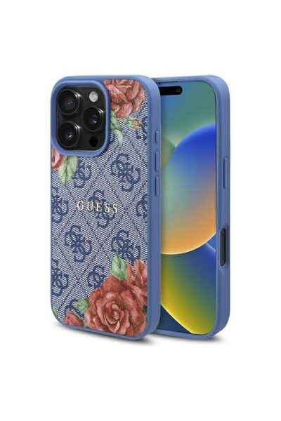 REDz Accessories Θήκη Guess για iPhone 16 Pro, Συμβατή με Magsafe, Εκτύπωση μ...