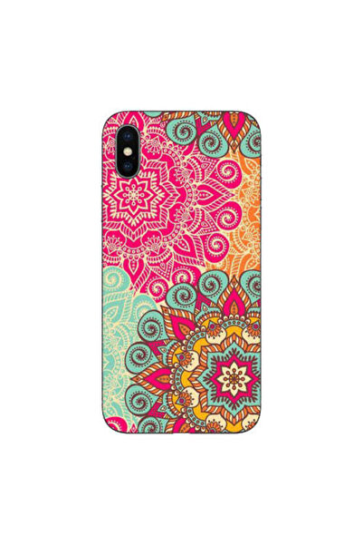 REDz Accessories Carcasă din silicon compatibilă cu X / XS Colorful Mandala M...