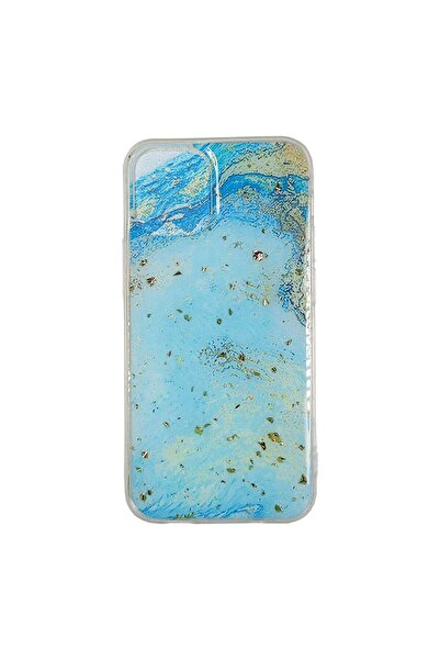 REDz Accessories Carcasă din silicon compatibilă cu modelul iPhone 12, model Ocean Epoxy, silicon, TPU Viceversa