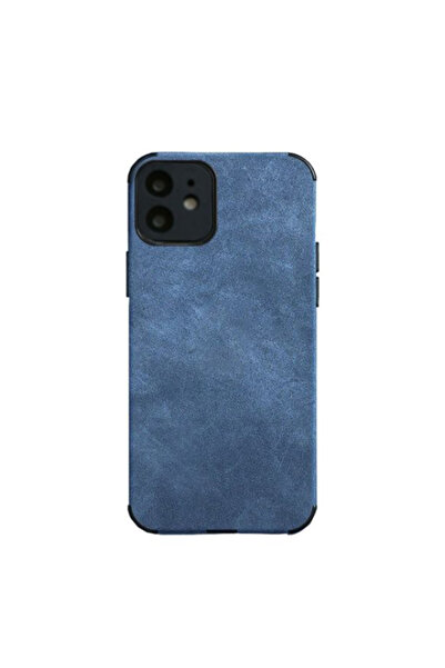 REDz Accessories Εξαιρετικά λεπτή θήκη, συμβατή με iPhone 12, δερμάτινη εμφάν...