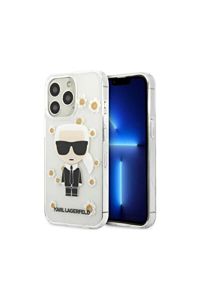 REDz Accessories Carcasă Karl Lagerfeld Ikonik Flower, compatibilă cu iPhone ...